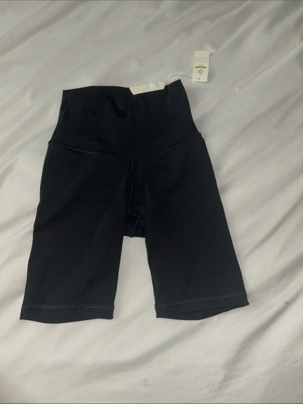 High-Waist Black Women's Bike Shorts